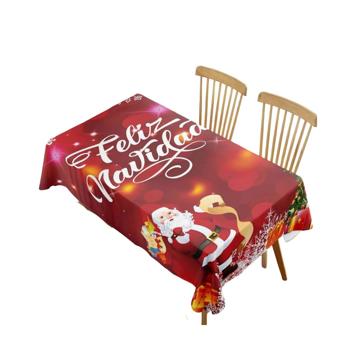 GENERICO - Mantel de Navidad  140x220cm A01