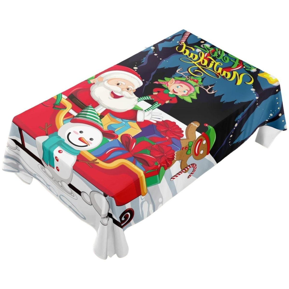 GENERICO - Mantel de Navidad  140x220cm A08