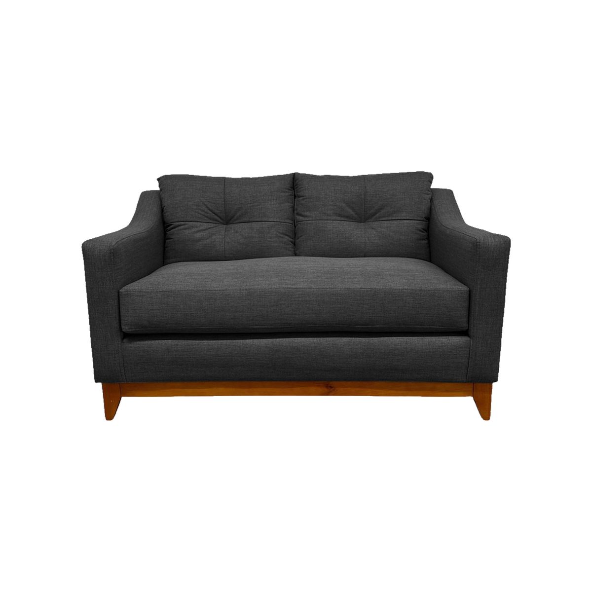 SOFAS HOME - SOFÁ CARRERA CHENILLE GRAFITO 2 CUERPOS