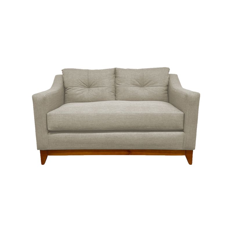 SOFAS HOME - SOFÁ CARRERA CHENILLE CRUDO 2 CUERPOS