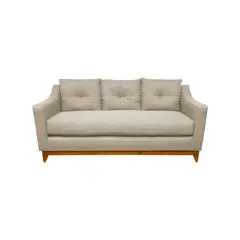 SOFAS HOME - SOFÁ CARRERA CHENILLE BEIGE 3 CUERPOS