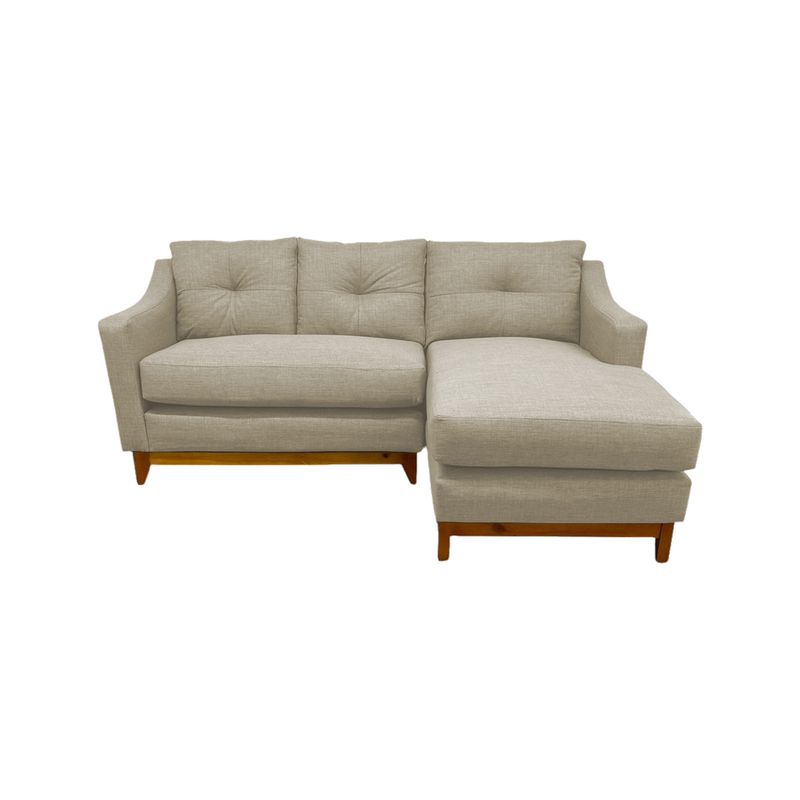SOFAS HOME - SECCIONAL CARRERA DERECHO CHENILLE CRUDO
