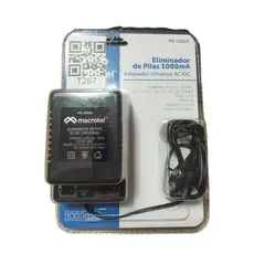 GENERICO - Eliminador de Pilas / transformador 1000 mA 1.5 a 12 V