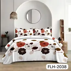 ANGELES DEL HOGAR - Cobertor De Verano 2 Plaza Diseño Flores