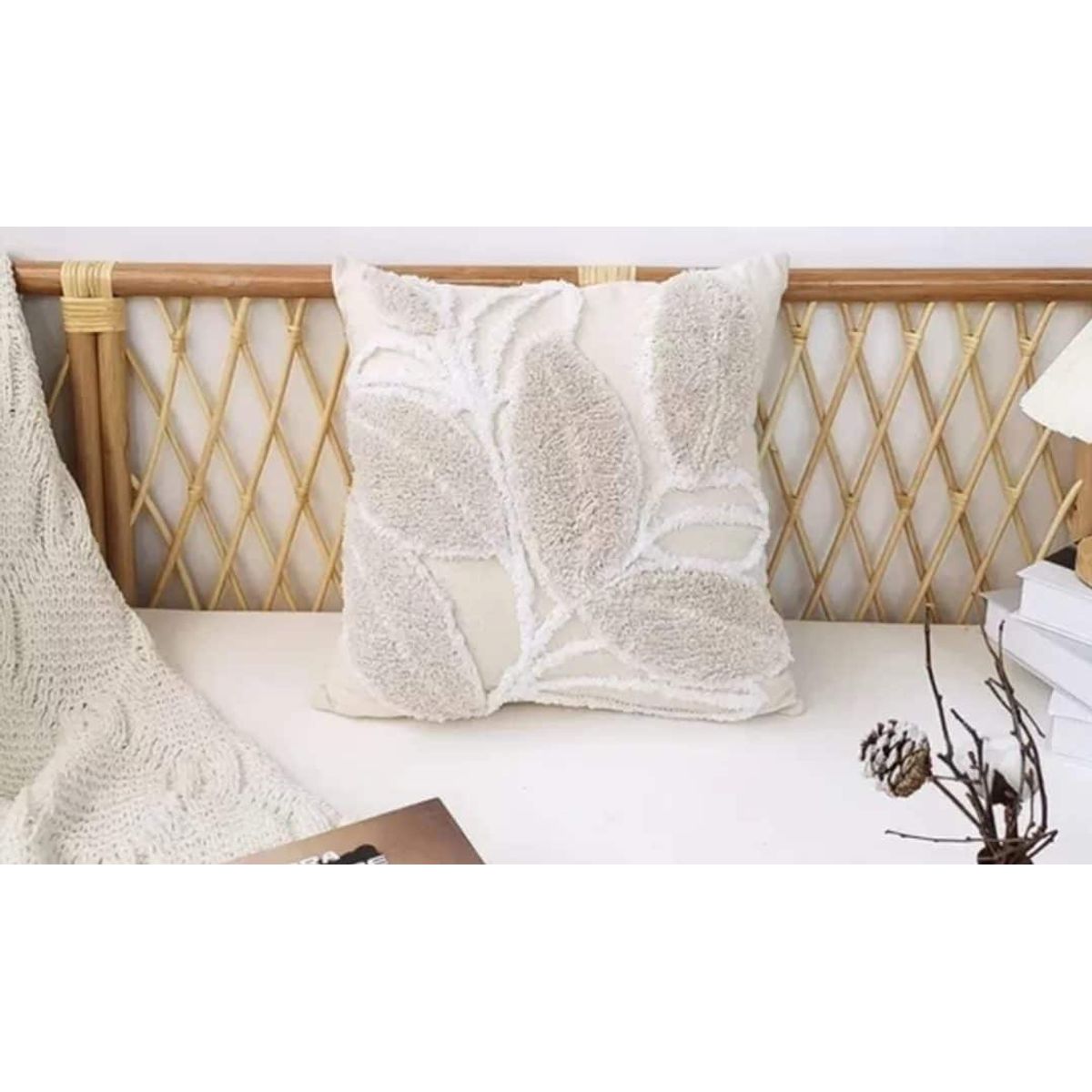 GENERICO - SET 4 FUNDA PARA COJIN MODELO BOHO 45X45 B5