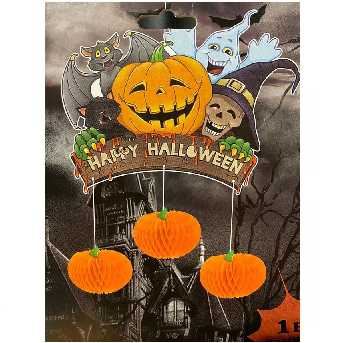 GENERICO - Guirnalda Decorativa Para Fiesta Halloween Fantasma Terror