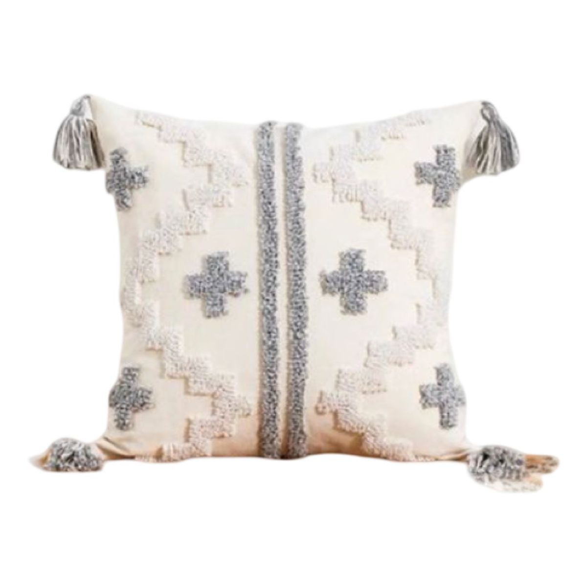 GENERICO - SET 4 FUNDA PARA COJIN MODELO BOHO 45X45 C2