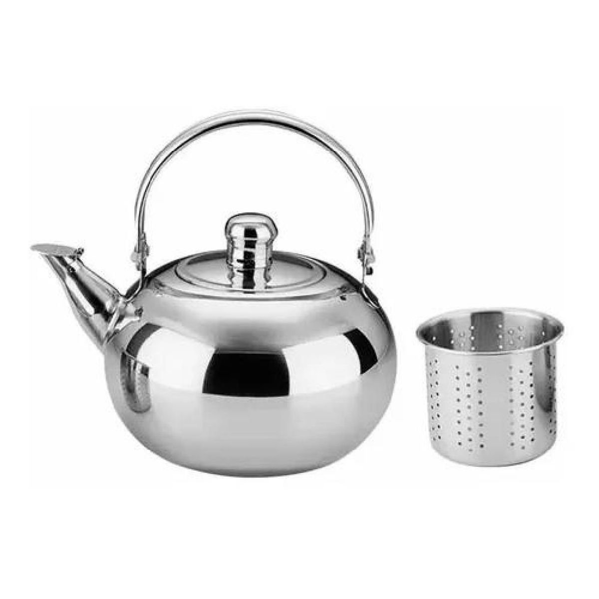 GENERICO - Tetera 600ml Acero Inoxidable Con Filtro Té Infusiones Agua