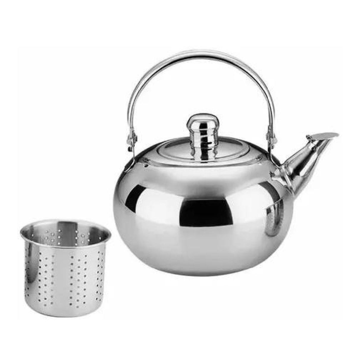 GENERICO - Tetera 600ml Acero Inoxidable Con Filtro Té Infusiones Agua