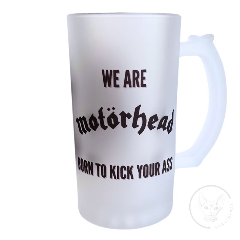 GENERICO - Vaso para cerveza 470ml Motorhead