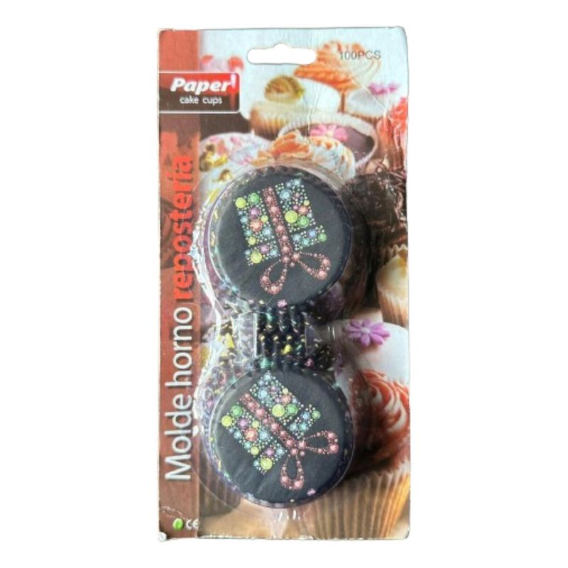 GENERICO - Capsulas Cupcake Diseño A Regalo 100 Un