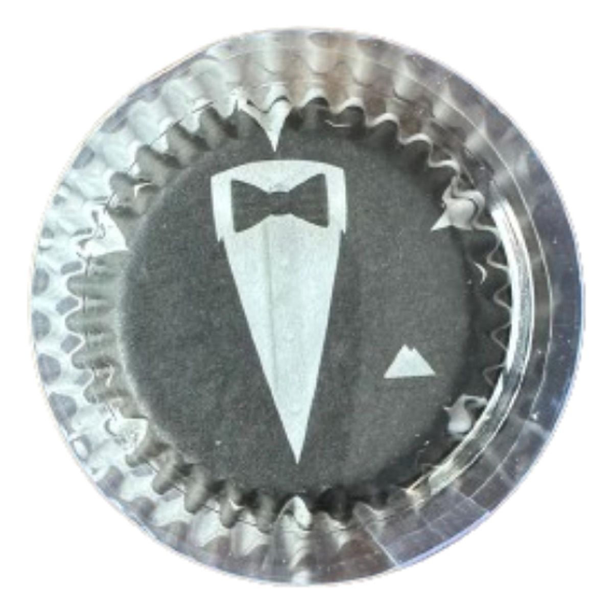 GENERICO - Capsulas Mini Cupcake Diseño F Gentlemen 100 Un