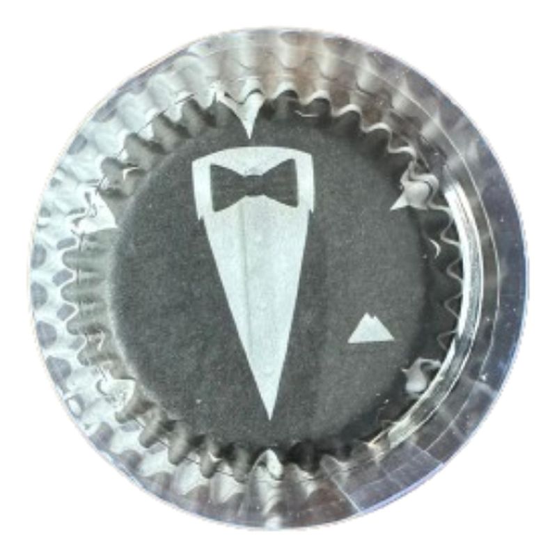 GENERICO - Capsulas Mini Cupcake Diseño F Gentlemen 100 Un