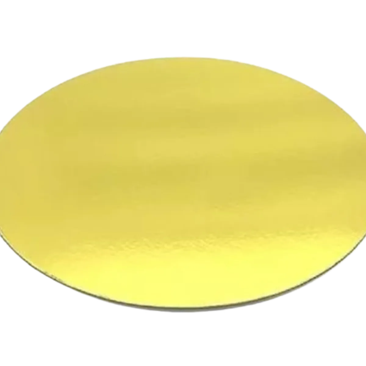 GENERICO - Bandeja Redonda Dorada 40 cm