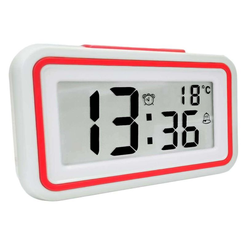 GEN - Reloj Despertador Habla Hora Voz Parlante Temperatura Ciego