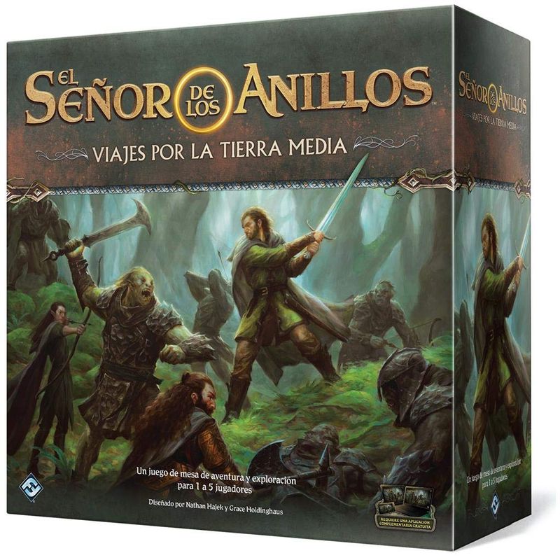 FANTASY FLIGHT GAMES - Viajes por la Tierra Media - Juego De Mesa - En Español