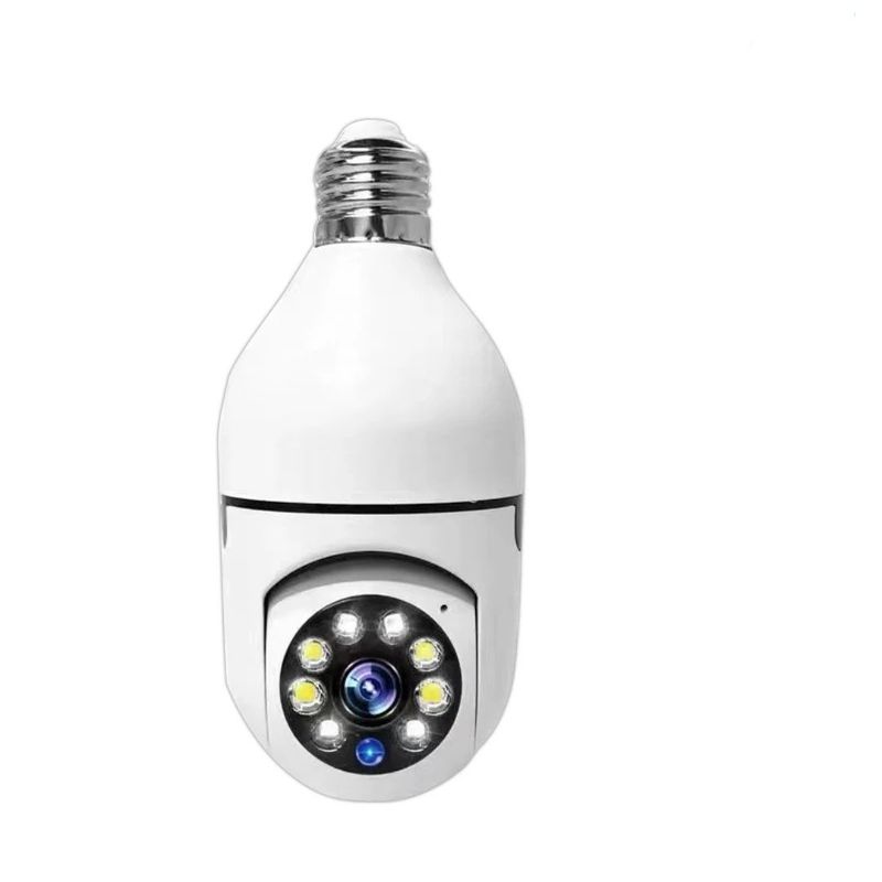 GENERICO - Cámara IP Tipo Ampolleta WIFI 360° Visión Nocturna