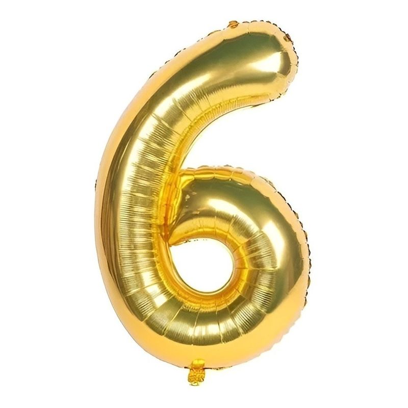 GENERICO - Globos Forma De Numero Globos Metalizados Decoración Cumple