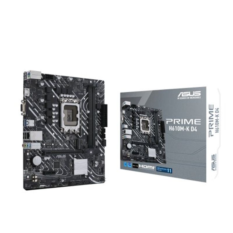 ASUS - Placa Madre ASUS Prime H610M-K-D4 Intel LGA1700