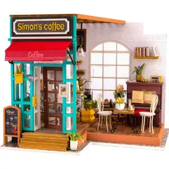 ROBOTIME - Cafetería De Simon Miniatura Puzzle 3d
