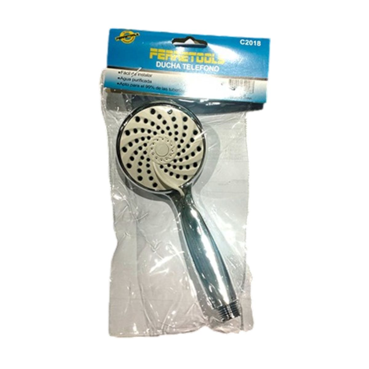 GENERICO - Ducha Telefono Pequeño Fija Cromo C Filtro