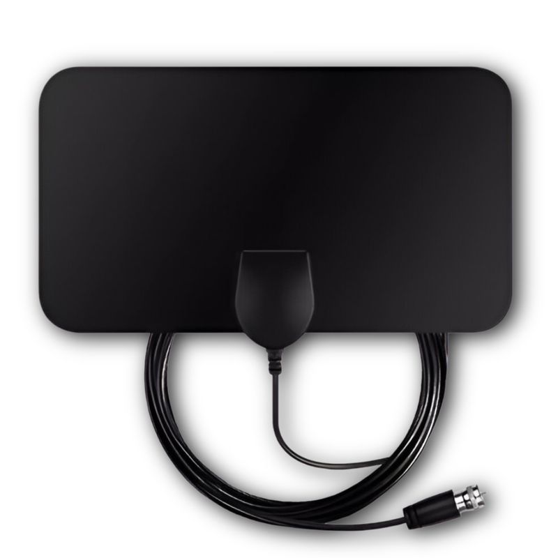TECNOLAB - Antena de TV Digital Ultra HD 4K/ FHD de Alta Ganancia TL628 - Negro