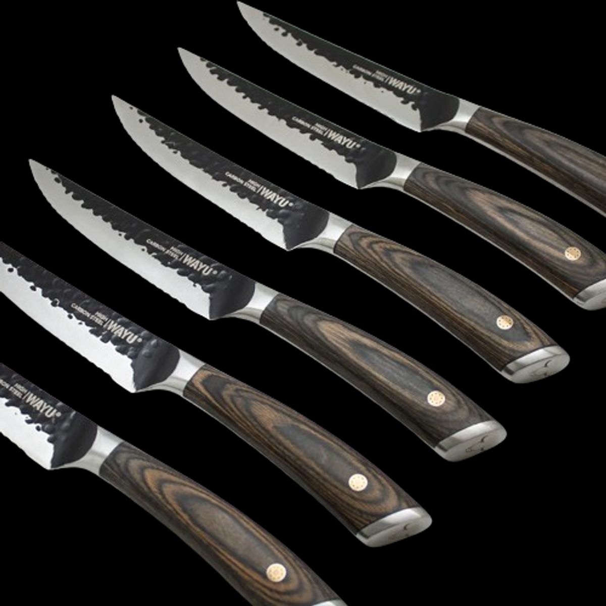 WAYU - SET 6 CUCHILLOS HAMMER COLLECTION WAYU