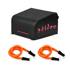 SDFIT - Cajón De Glúteos Hip Thrust Glute Box + Set Elástico