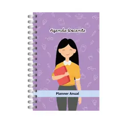 GENERICO - Agenda Docente Profesora Personalizada A5 200 Pág Educadora