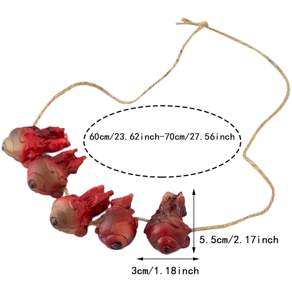 GENERICO - Collar De Ojos Sangrientos Halloween Para Fiesta Disfraz Terror