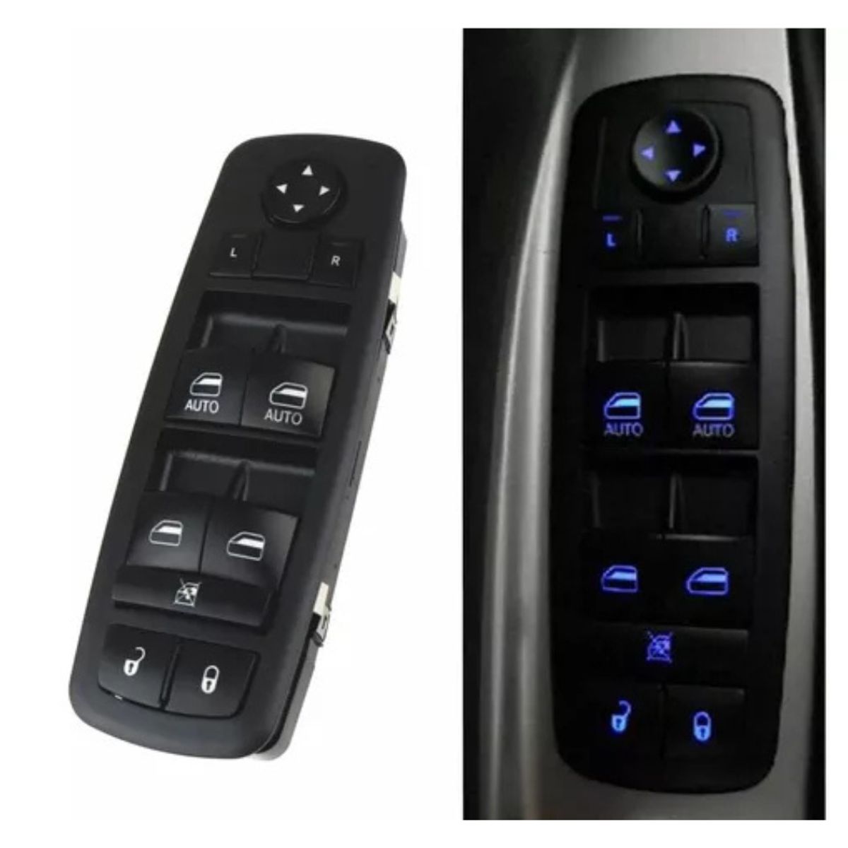 Botonera Alzavidrios Compatible Dodge 1500 Al 4500 9+3pin, marca GENERICO - Foto 2