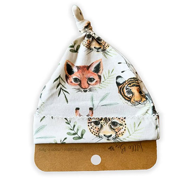 LITTLE BEE - Gorrito algodón pima ANIMALS