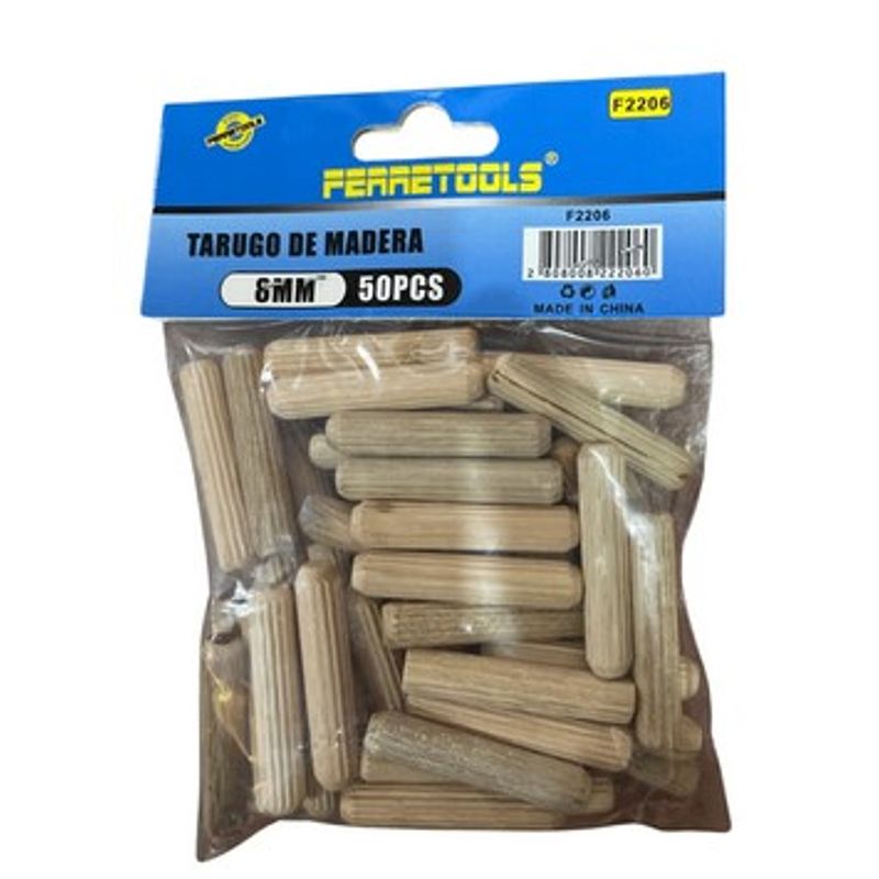 GENERICO - Tarugo de Madera 10 mm Bolsa 50 und