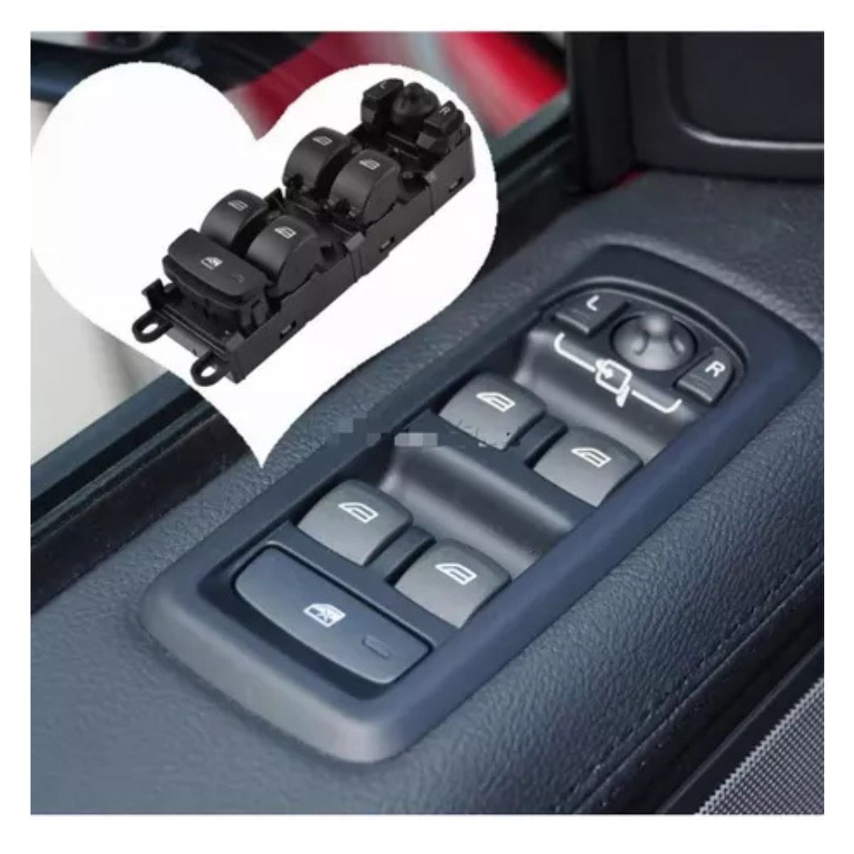 GENERICO - Botonera Vidrio Compatible Con Land Rover Discovery4 2009-18