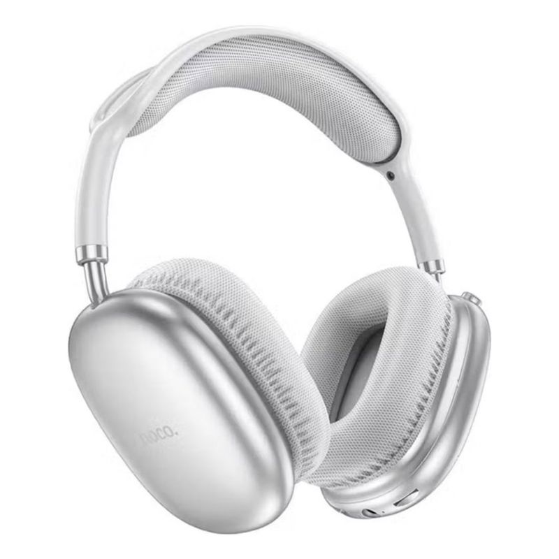 HOCO - Audifonos Bluetooth Plata Over Ear Hoco W35 Air 45 Horas
