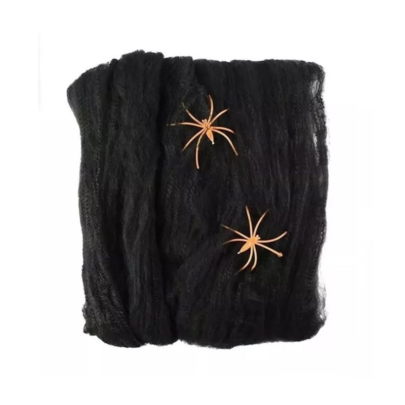 GENERICO - Telaraña Decoración Halloween Araña Fiesta Decorativa Elástica