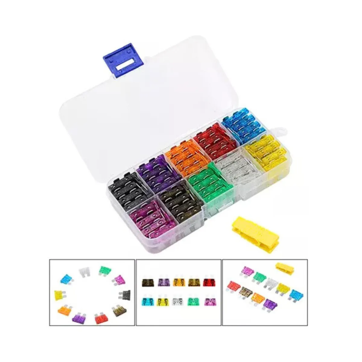 GENERICO - Kit Fusible 12v Auto-moto 100 Unidades