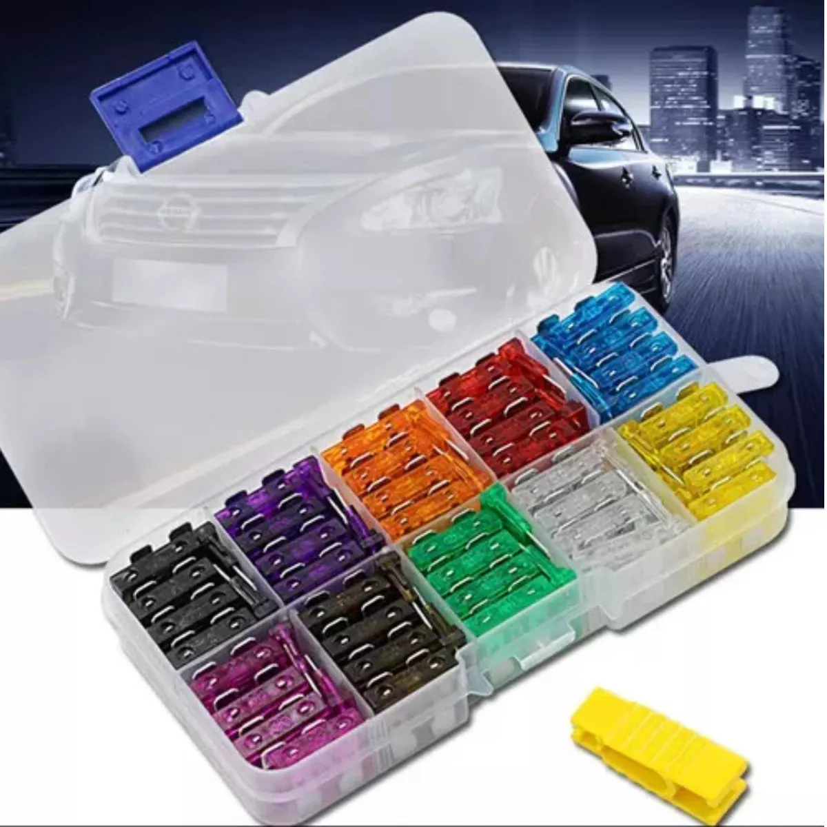 GENERICO - Kit Fusible 12v Auto-moto 100 Unidades