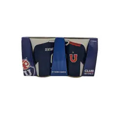 TITANIO - SET 2 TAZONES UNIVERSIDAD DE CHILE - DISEÑO OFICIAL