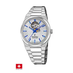 FESTINA SWISS - Reloj F20053/1 Plateado Hombre Automático