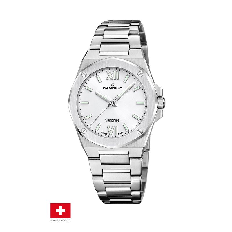 CANDINO - Reloj C4775/1 Candino Swiss Plateado Mujer Newness