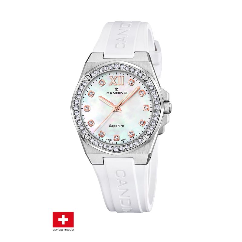 CANDINO - Reloj C4772/1 Candino Swiss Blanco Mujer Gents Sport