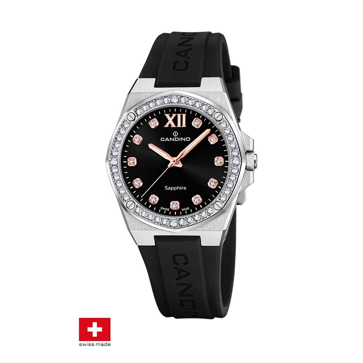 CANDINO - Reloj C4772/3 Candino Swiss Negro Mujer Gents Sport