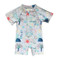 LITTLE BEE - Traje de baño Enterito Lobster