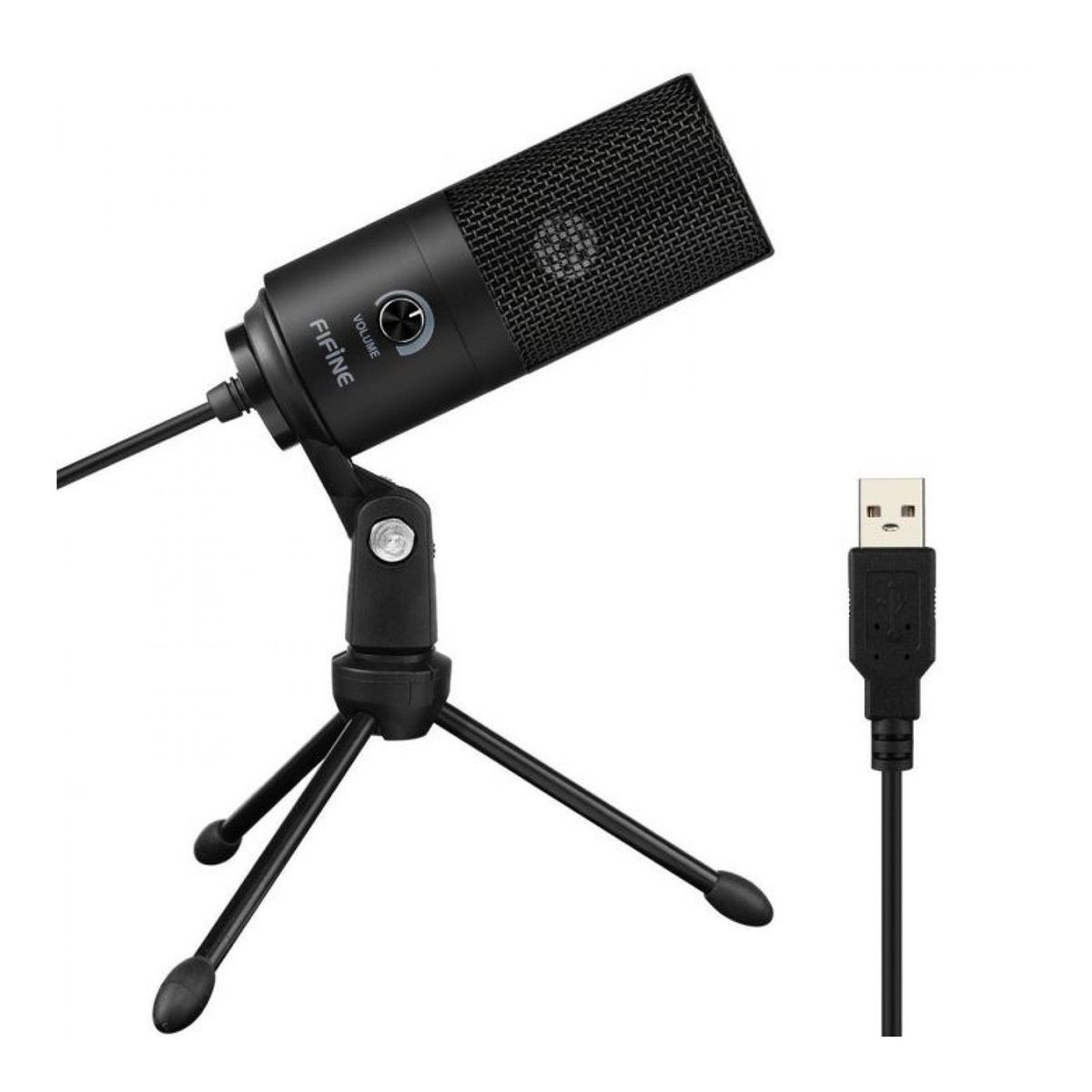 FIFINE - Micrófono Profesional Streaming Fifine K669 Usb Negro