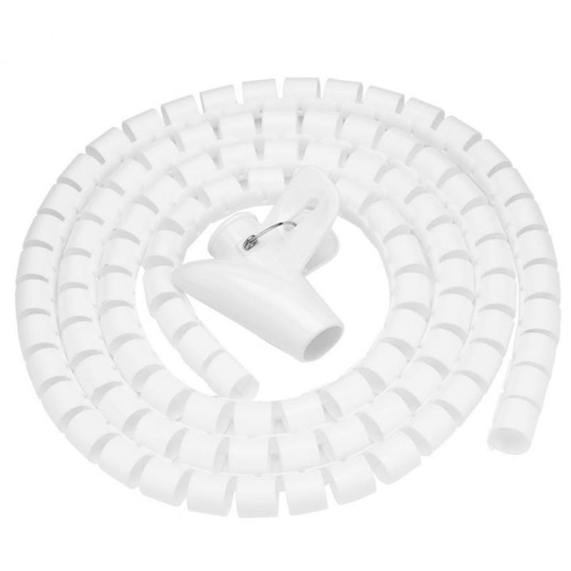 NEWO - Protector De Cables Electricos 2 Mts Blanco