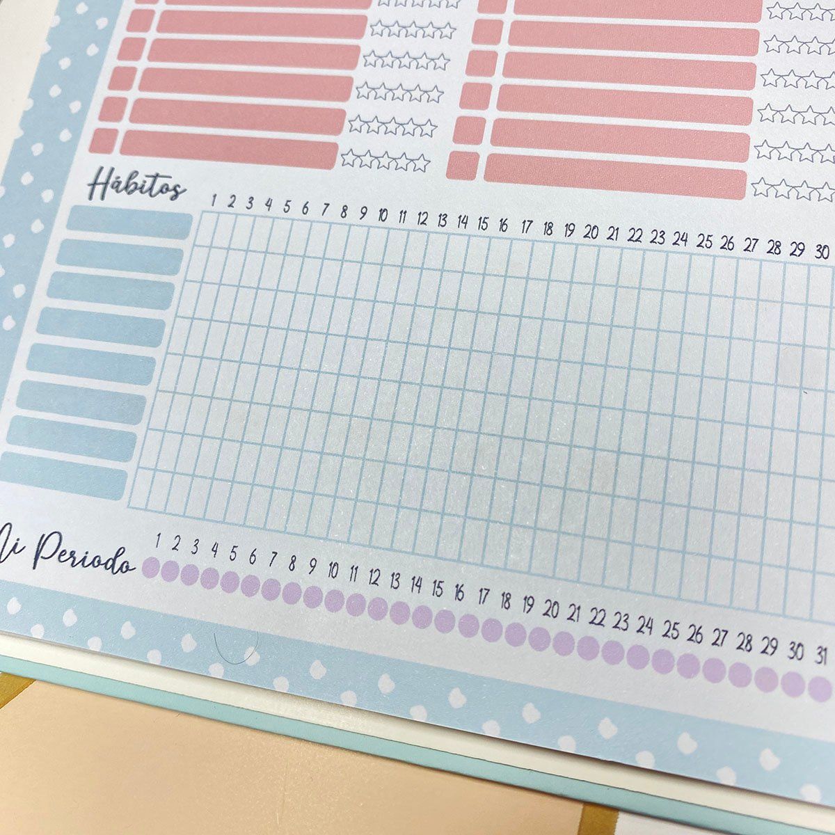 GENERICO - agenda planner con frase motivacional "si sientes miedo" 2025