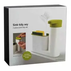 OEM - Dispensador Jabón Líquido Porta Esponja Lavalozas