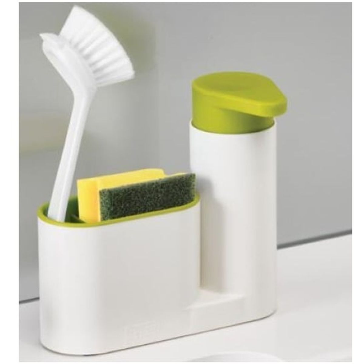 GENERICO - Organizador Fregadero Para Guardar Cepillos Y Esponjas Con Dispensador