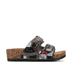 WEIDE - Sandalias Chalas Mujer Vintage Confort Pedrería GH136